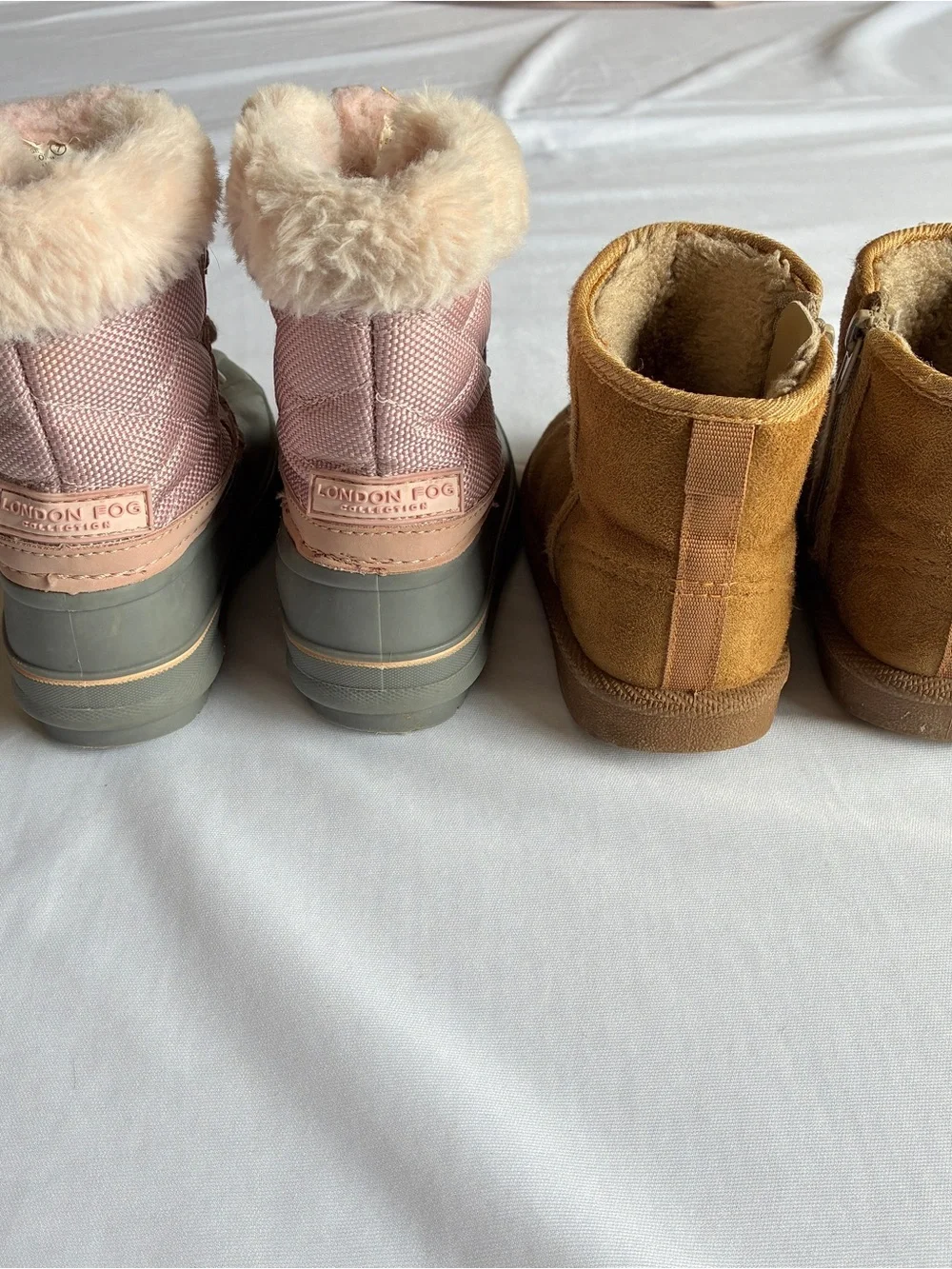 Fall Winter Shoe Boot Bundle, Toddler Girl Size 7, London Fog Collection